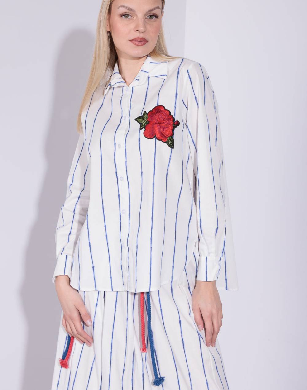 Risskio Hadiya - Camicia in popeline di cotone Convenienza
