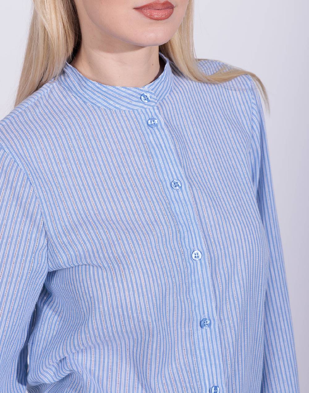 Risskio Aziza - Camicia in mussola traforata Fino al 60% di sconto