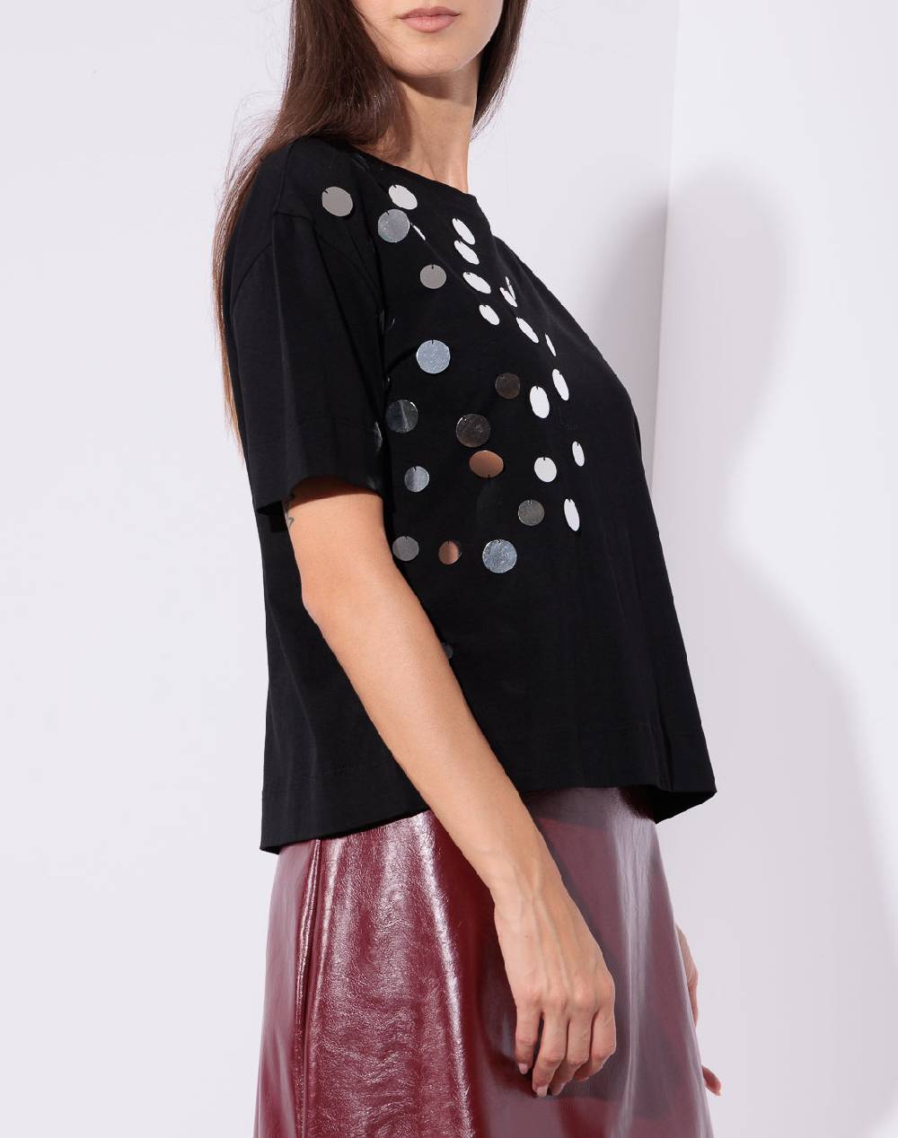 Risskio Levi - T-shirt con maxi paillettes 50% di sconto per tempo limitato
