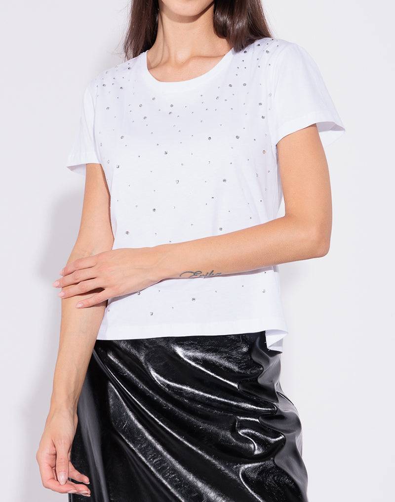 Risskio Lucas - T-shirt con strass Vendita