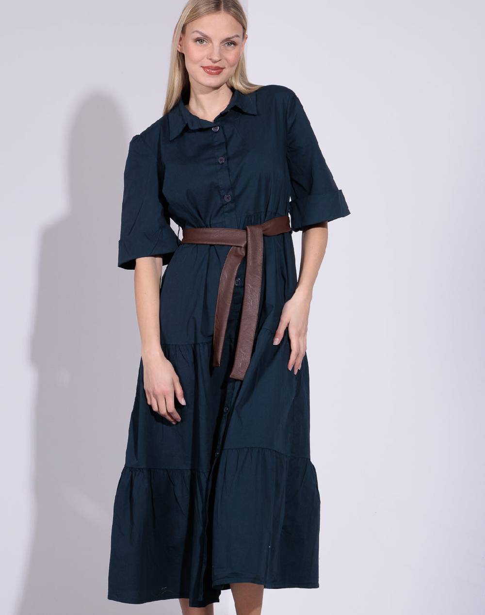 Risskio Sophia - Abito in cotone enzimato Super sconto