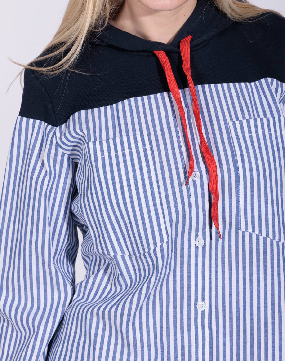 Risskio Nour - Camicia con cappuccio 50% di sconto per tempo limitato