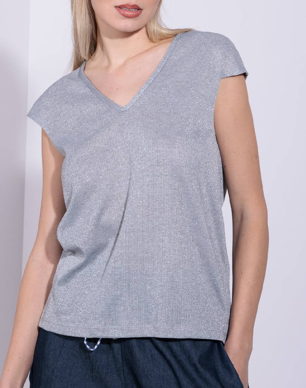 Risskio Nahla - Top effetto lurex Sconti questo mese