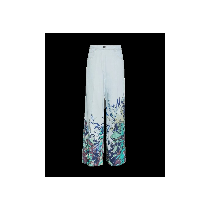 Roberto Fanella forte_forte pantalone "heaven" print Consegna Veloce