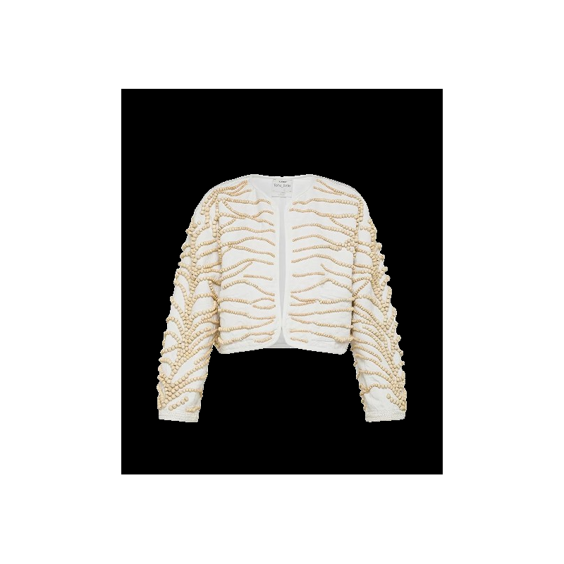 Roberto Fanella forte_forte giacca jacquard cotone macramè Prezzo Ridotto