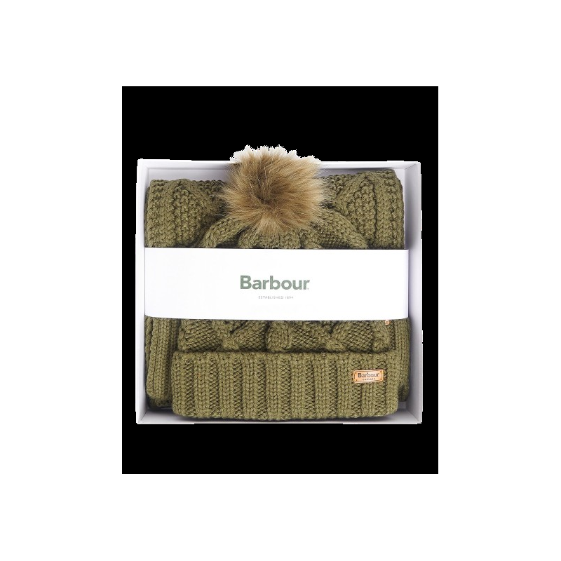 Roberto Fanella barbour set sciarpa+cappello Vendita Economica