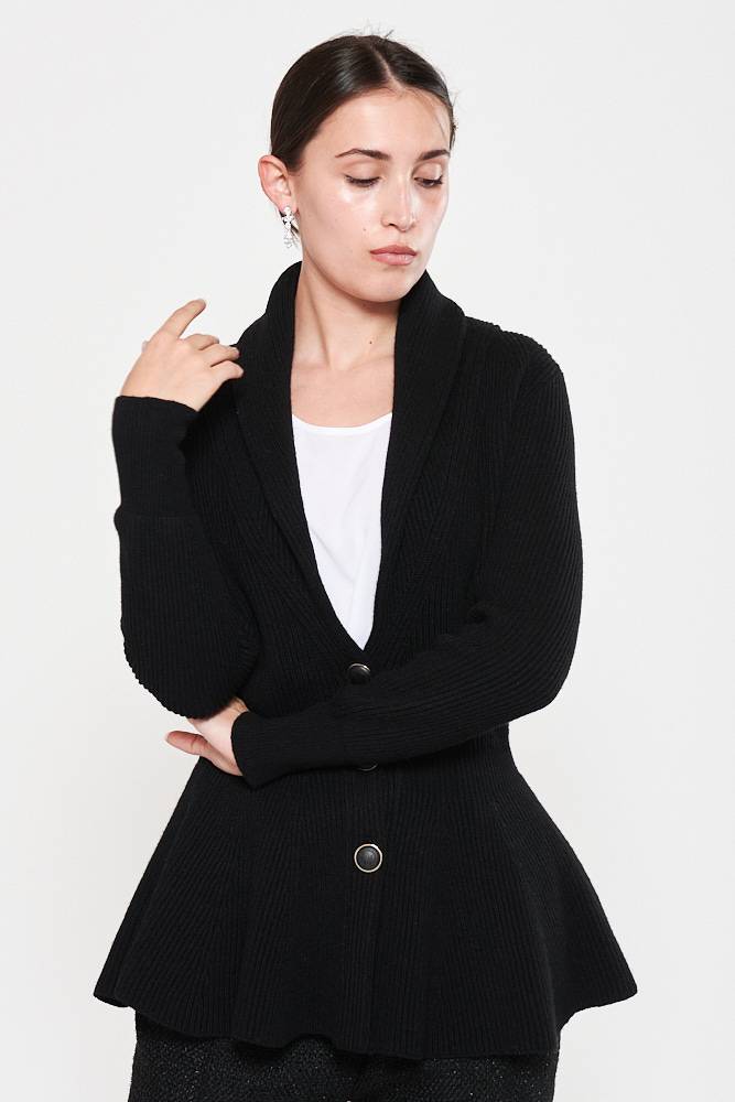 Rrocco Ragni Cardigan con volant Offerte
