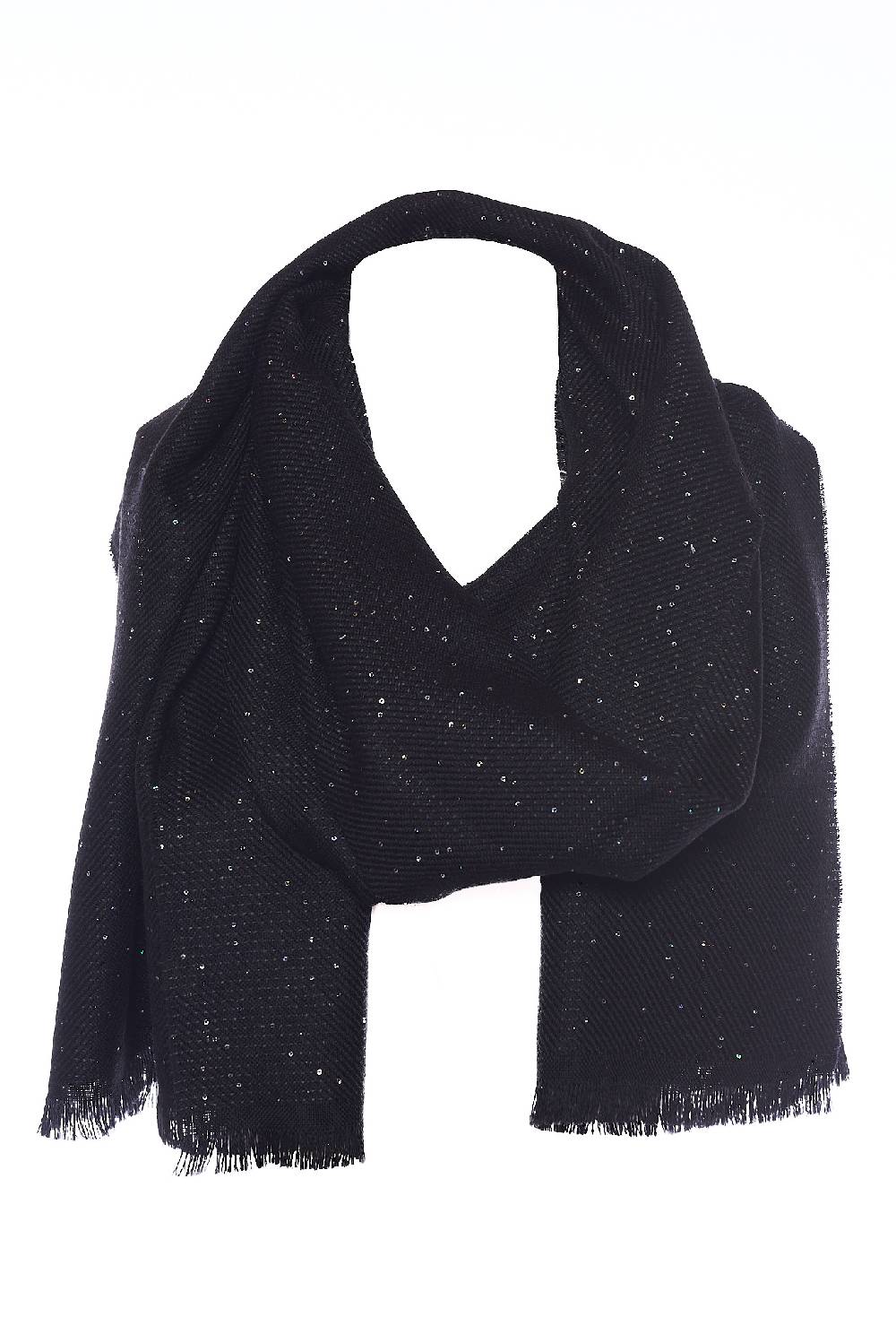 Rrocco Ragni Sciarpa con micropaillettes Sottocosto
