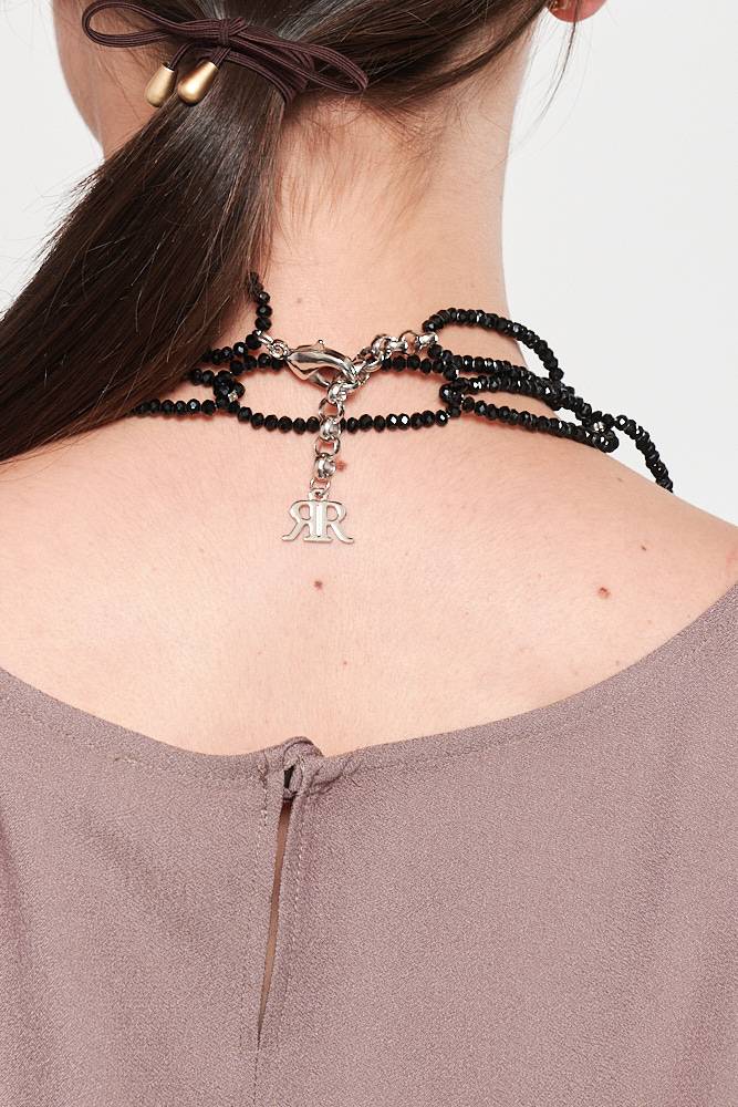 Rrocco Ragni Collana con cristalli Italy