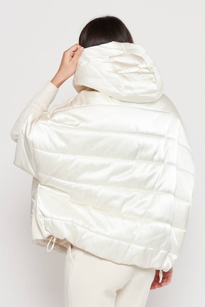 Rrocco Ragni Piumino oversize in tessuto combinato Italia