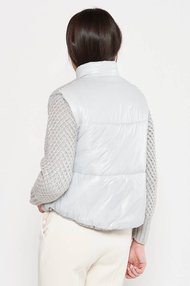 Rrocco Ragni Gilet in lurex imbottito Vendita