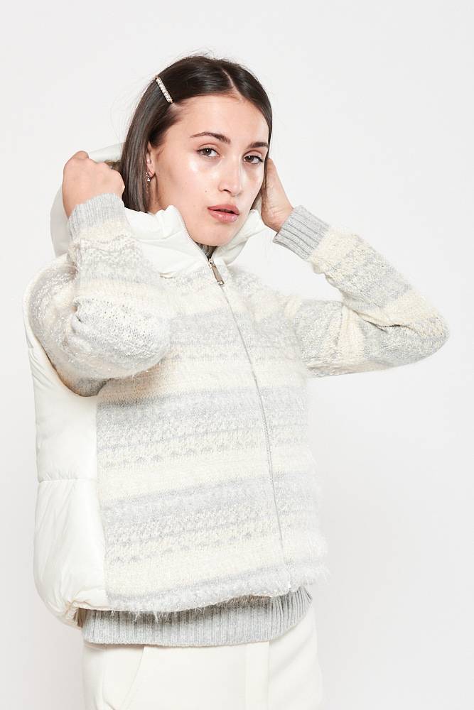 Rrocco Ragni Gilet jacquard imbottito Saldi