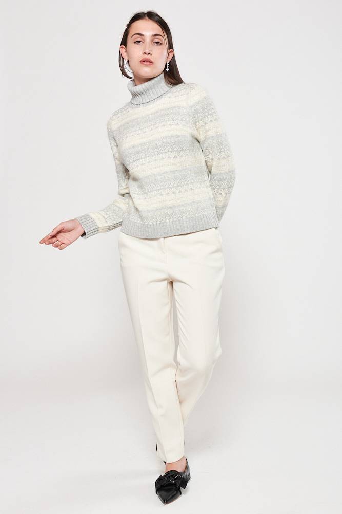 Rrocco Ragni Maglia jacquard a collo alto Offerte