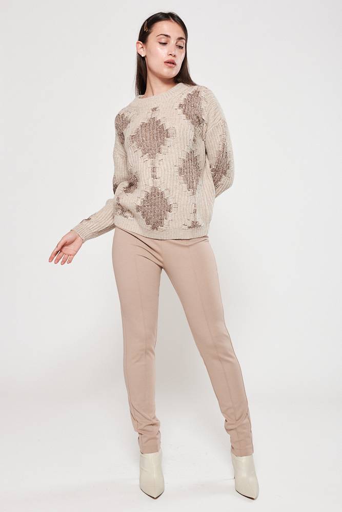 Rrocco Ragni Maglia con paillettes ad intarsio Hotsell