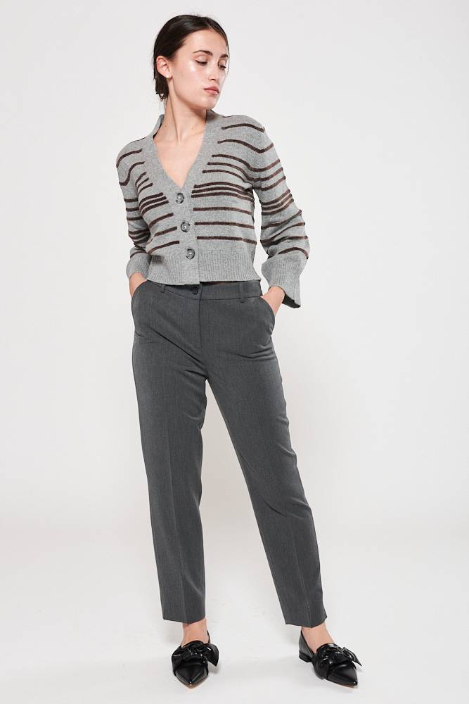 Rrocco Ragni Cardigan a righe Qualità Garantita