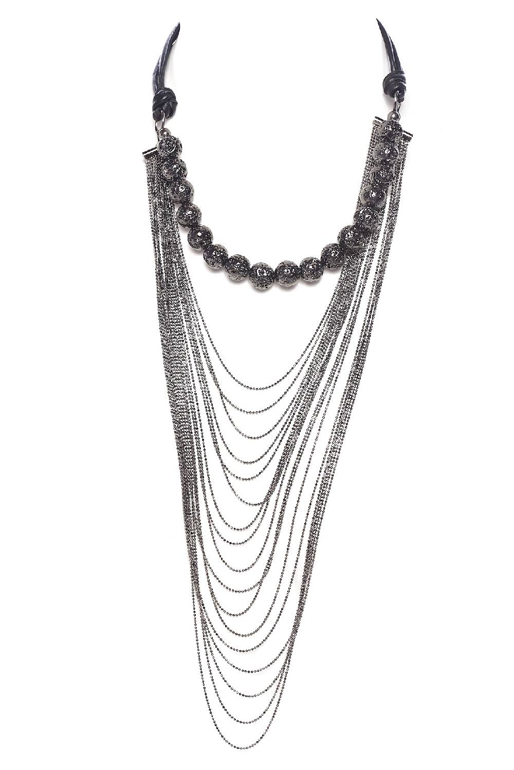Rrocco Ragni Collana con boules e monile Negozio