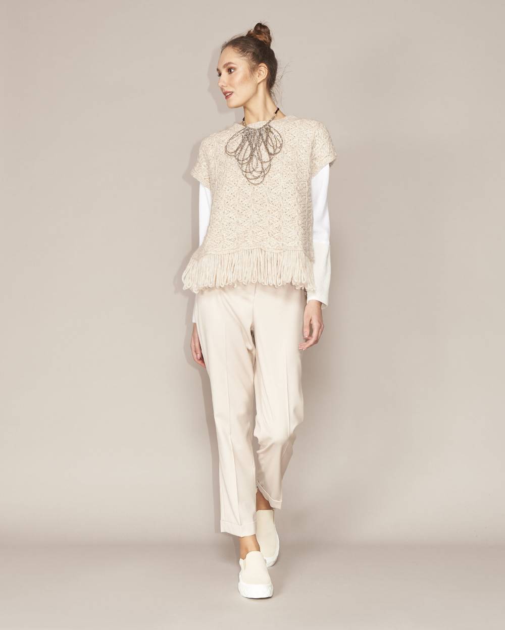 Rrocco Ragni Collana con cristalli e monile Shopping Online