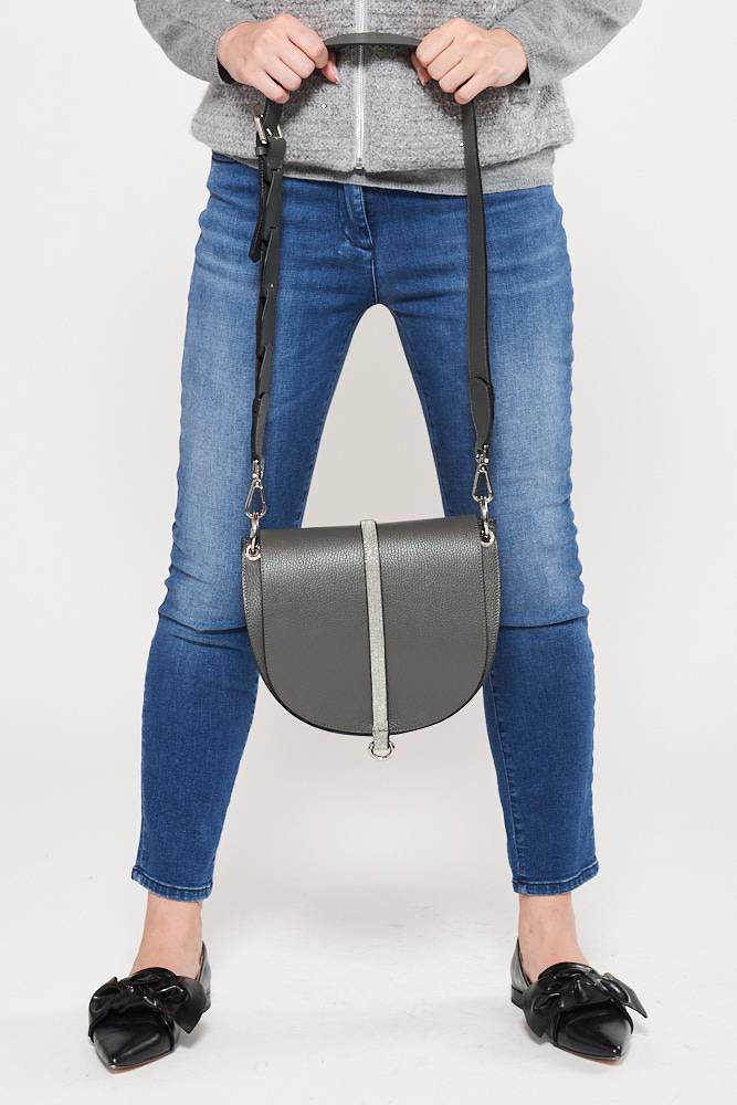 Rrocco Ragni Borsa in pelle con monile Prezzo Ridotto