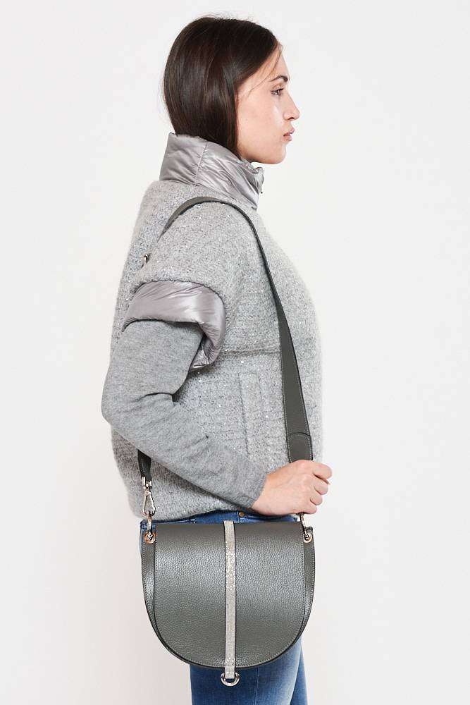 Rrocco Ragni Borsa in pelle con monile Prezzo Ridotto