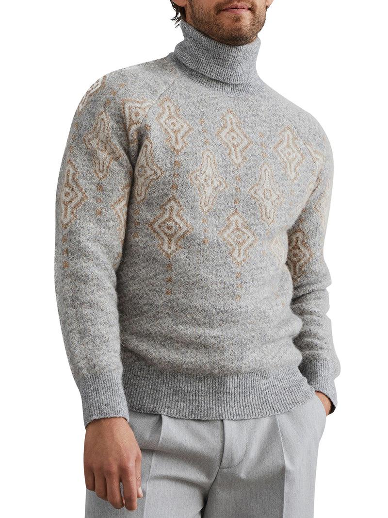 Suitnegozi Maglione con intarsi Qualità Garantita