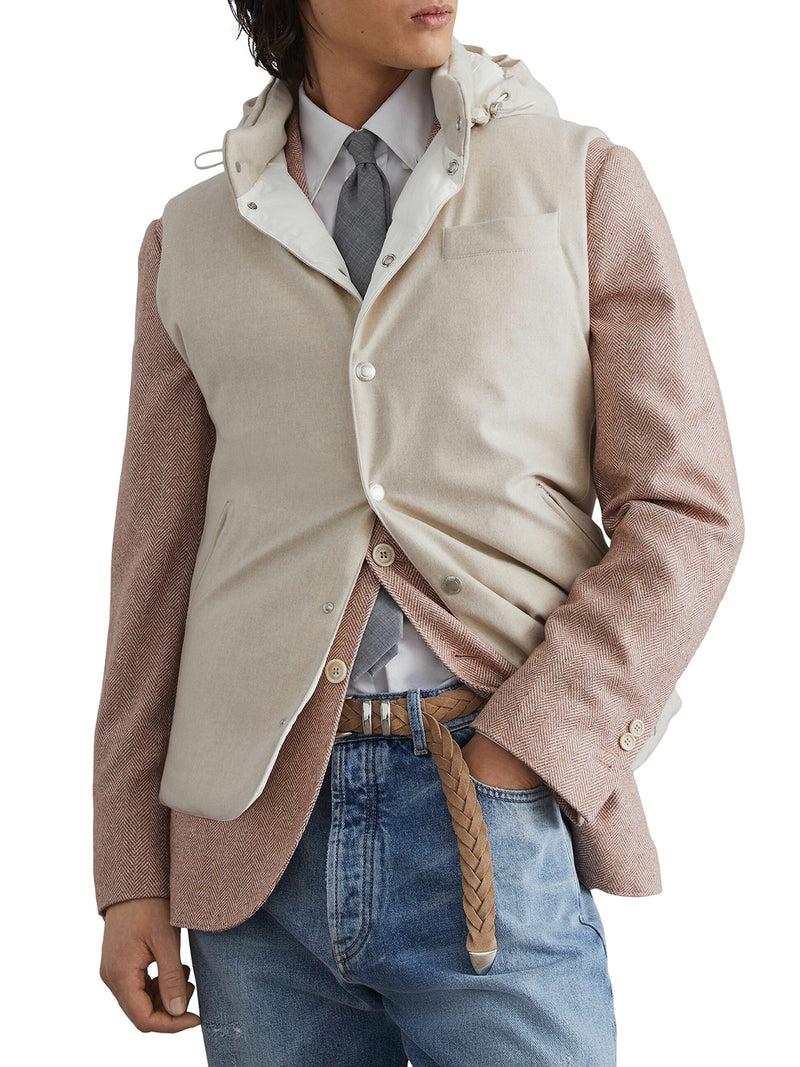 Suitnegozi Gilet imbottito con cappuccio Sottocosto