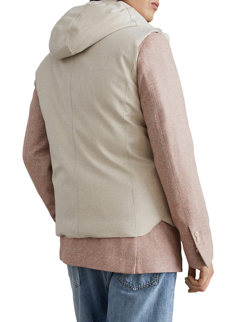 Suitnegozi Gilet imbottito con cappuccio Sottocosto