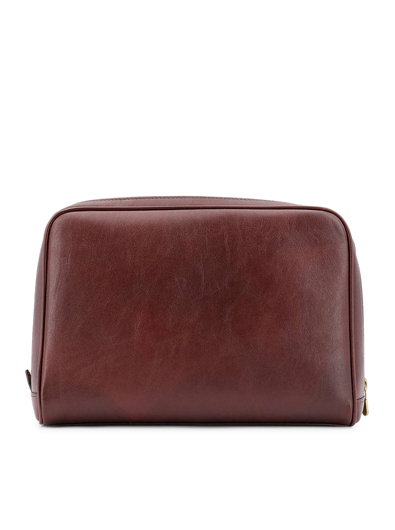Suitnegozi Beauty case in pelle con logo frontale Outlet