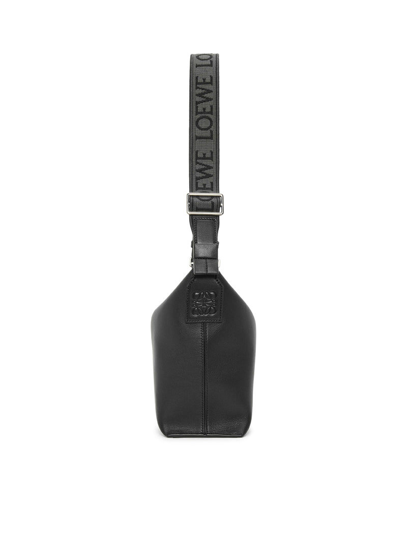 Suitnegozi Borsa Cubi Crossbody piccola in pelle di vitello liscia e jacquard Comprare a buon mercato