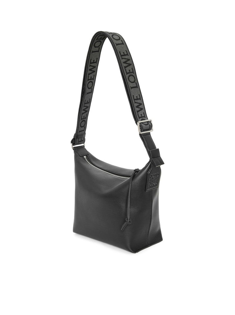 Suitnegozi Borsa Cubi Crossbody piccola in pelle di vitello liscia e jacquard Comprare a buon mercato