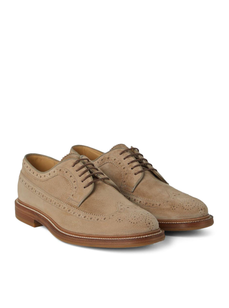 Suitnegozi scarpe in pelle con cuciture decorative Grandi sconti