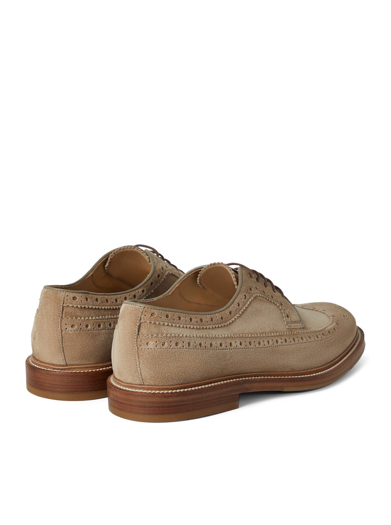 Suitnegozi scarpe in pelle con cuciture decorative Grandi sconti