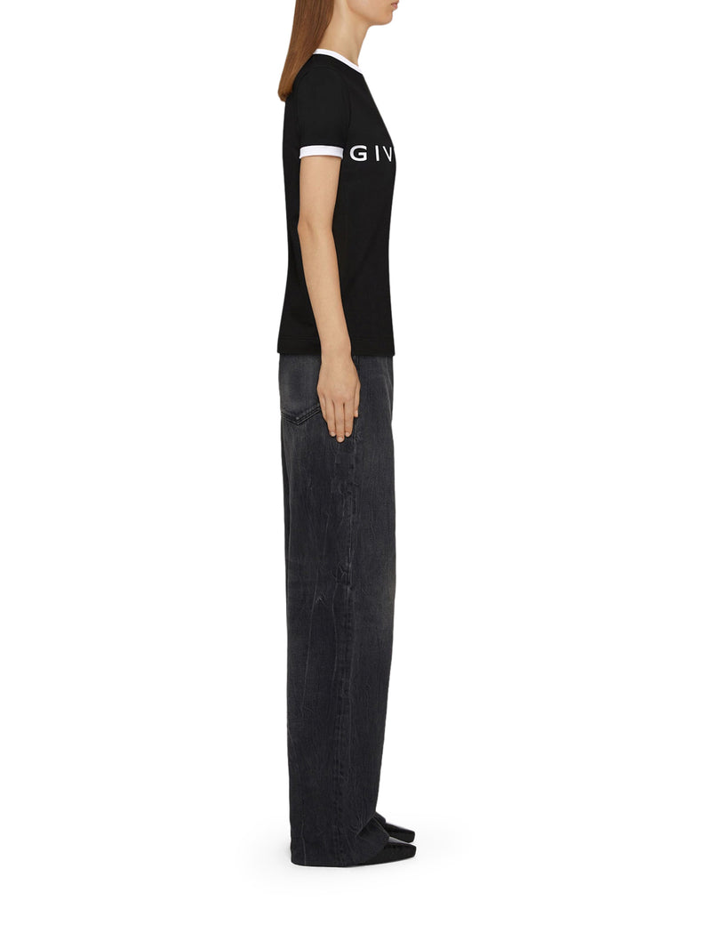 Suitnegozi T-shirt slim GIVENCHY Archetype in cotone Ultimi due giorni
