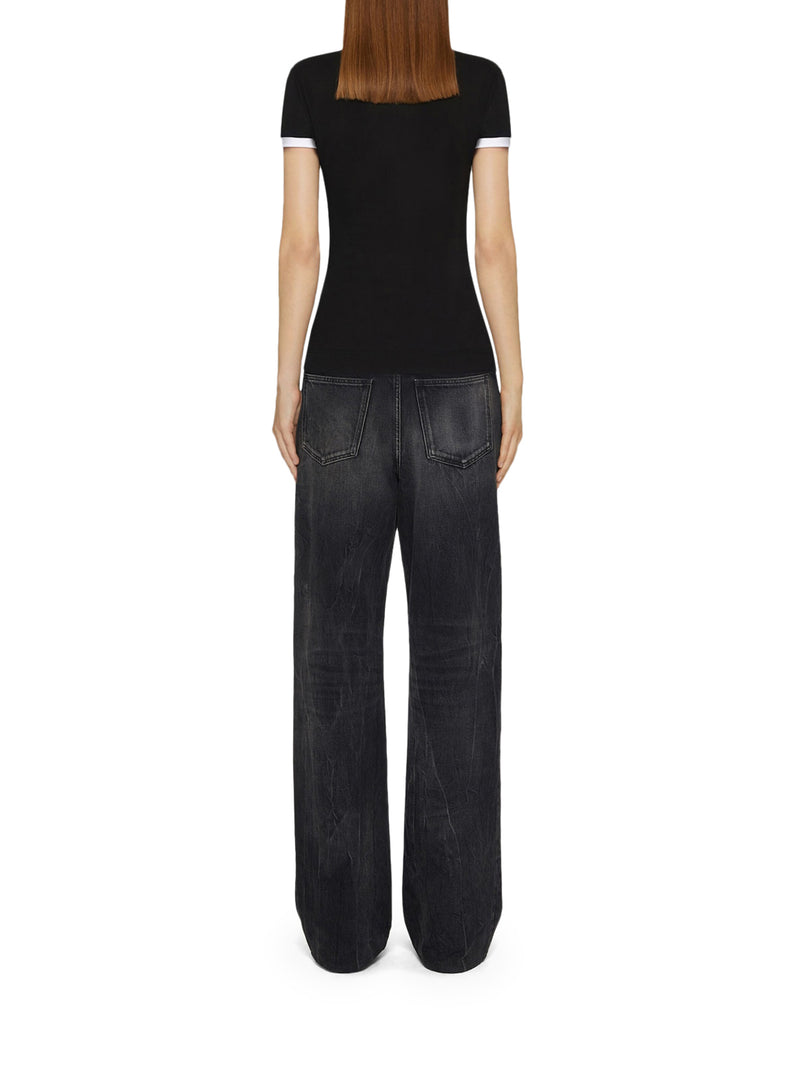 Suitnegozi T-shirt slim GIVENCHY Archetype in cotone Ultimi due giorni