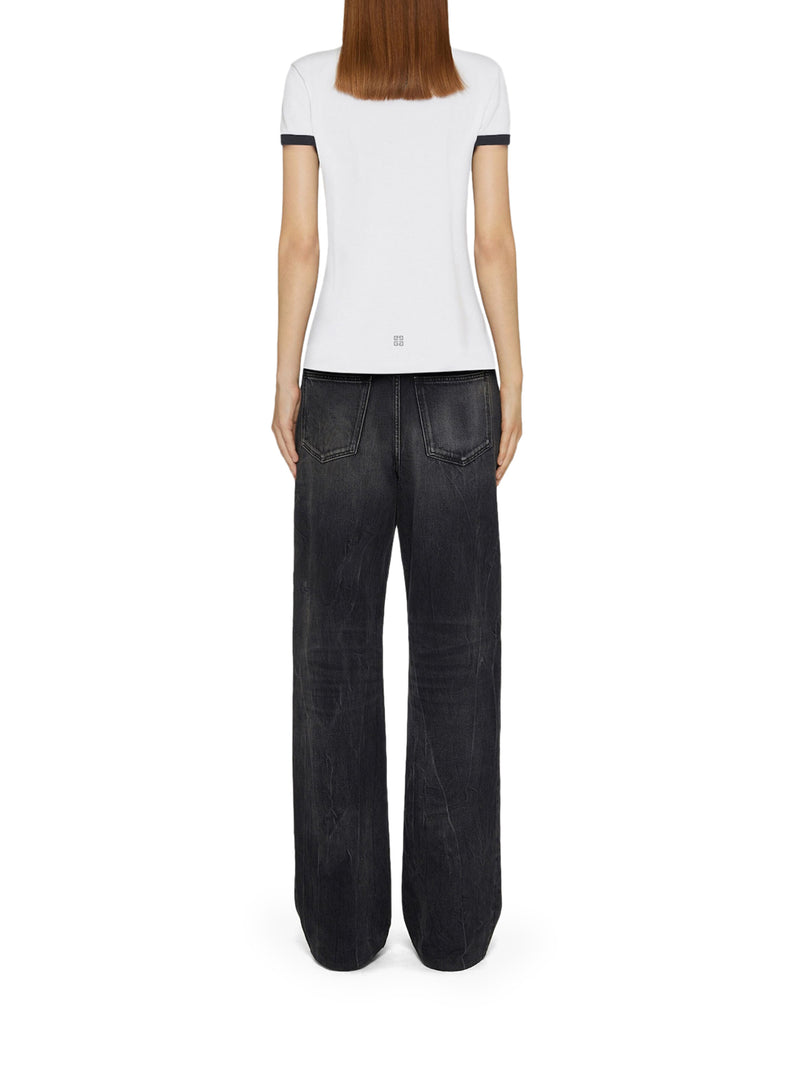 Suitnegozi T-shirt slim GIVENCHY Archetype in cotone Ultimo giorno
