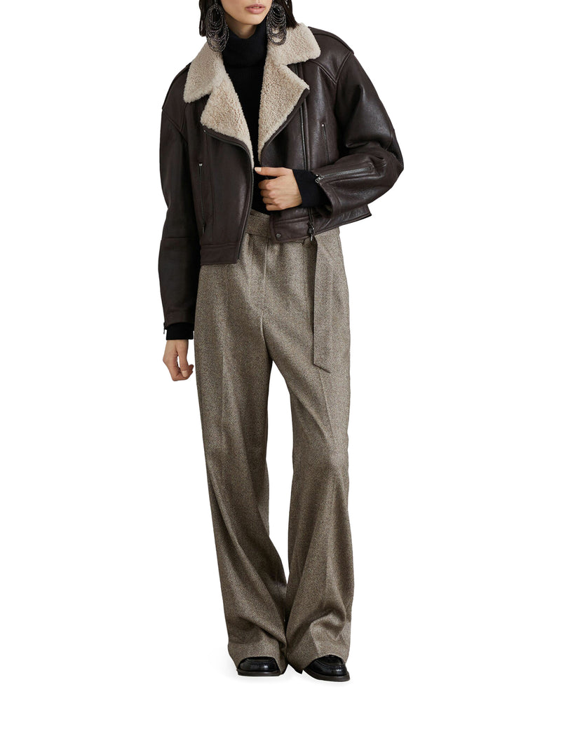 Suitnegozi maglione a coste con collo alto Fino al 50% di sconto