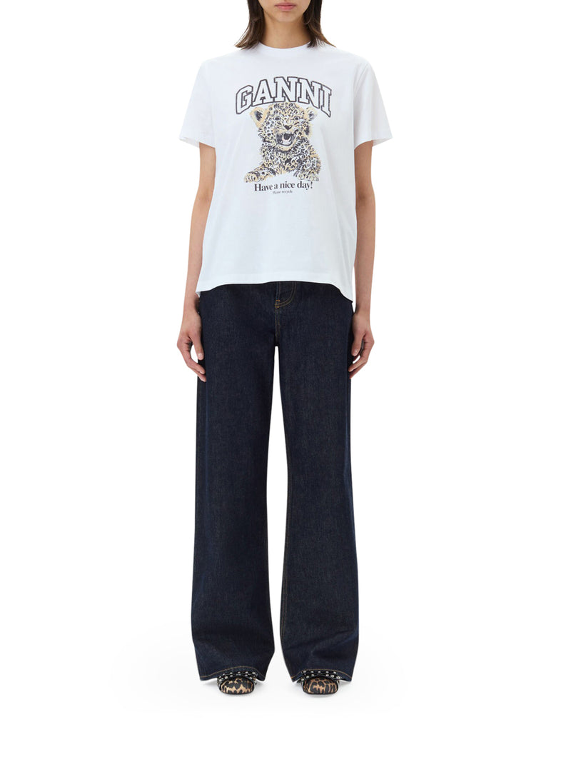 Suitnegozi T-SHIRT IN JERSEY GANNI Discount Store per i nuovi prodotti