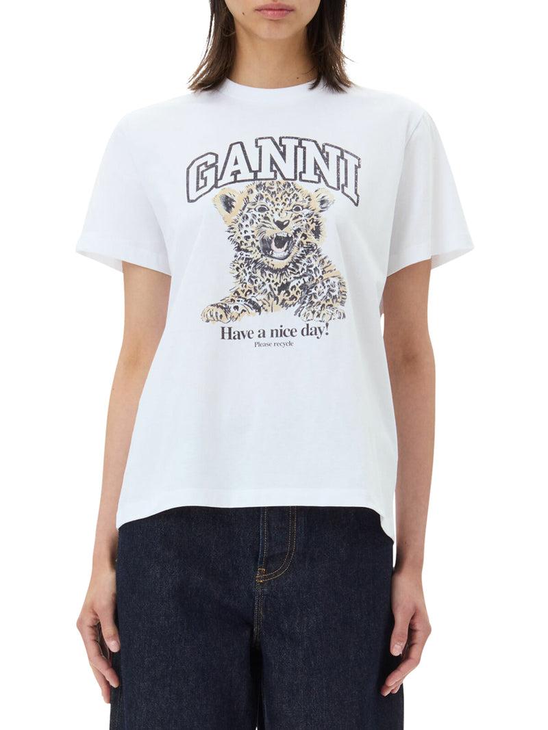 Suitnegozi T-SHIRT IN JERSEY GANNI Discount Store per i nuovi prodotti