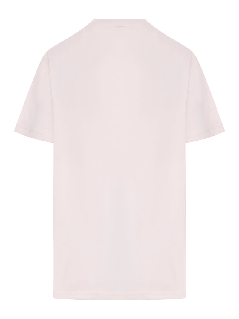 Suitnegozi T-SHIRT RELAX CON GATTI IN JERSEY ROSA BASIC 50% di sconto con spedizione gratuita