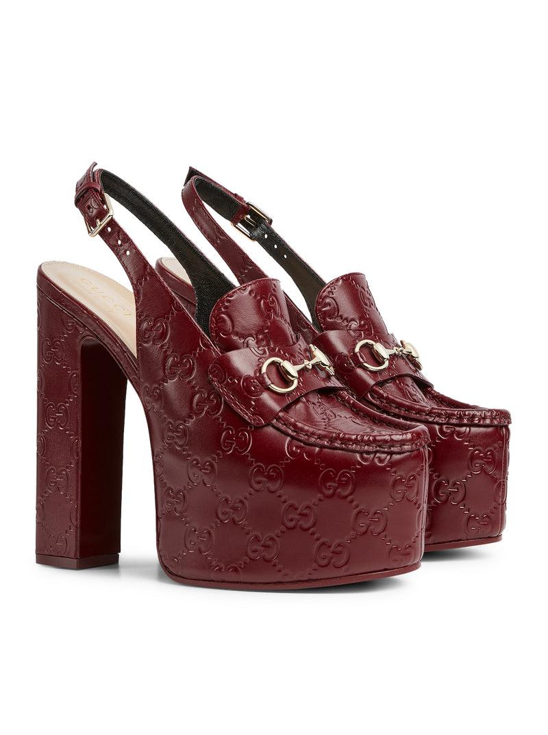 Suitnegozi MOCASSINO SLINGBACK DONNA CON PLATEAU E MORSETTO In vendita