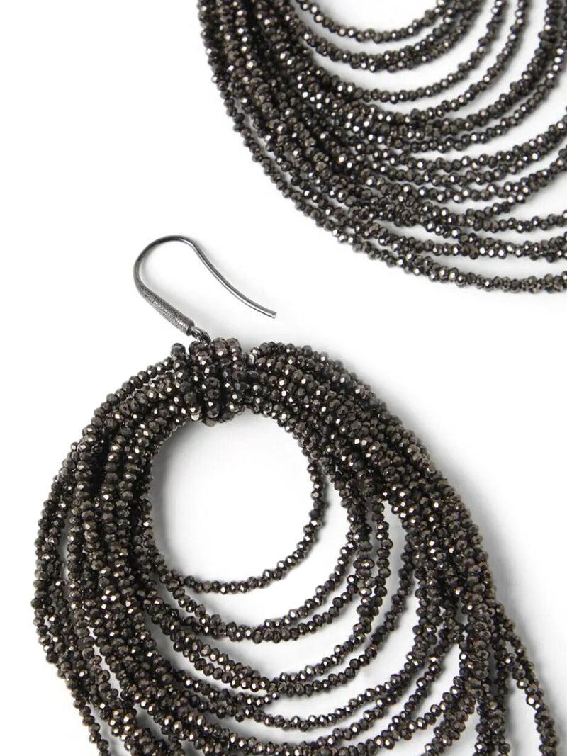 Suitnegozi Orecchini Dangling Hoop in vetro Shopping Online