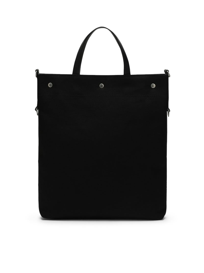 Suitnegozi Borsa tote North/South nera in canvas Negozi Online