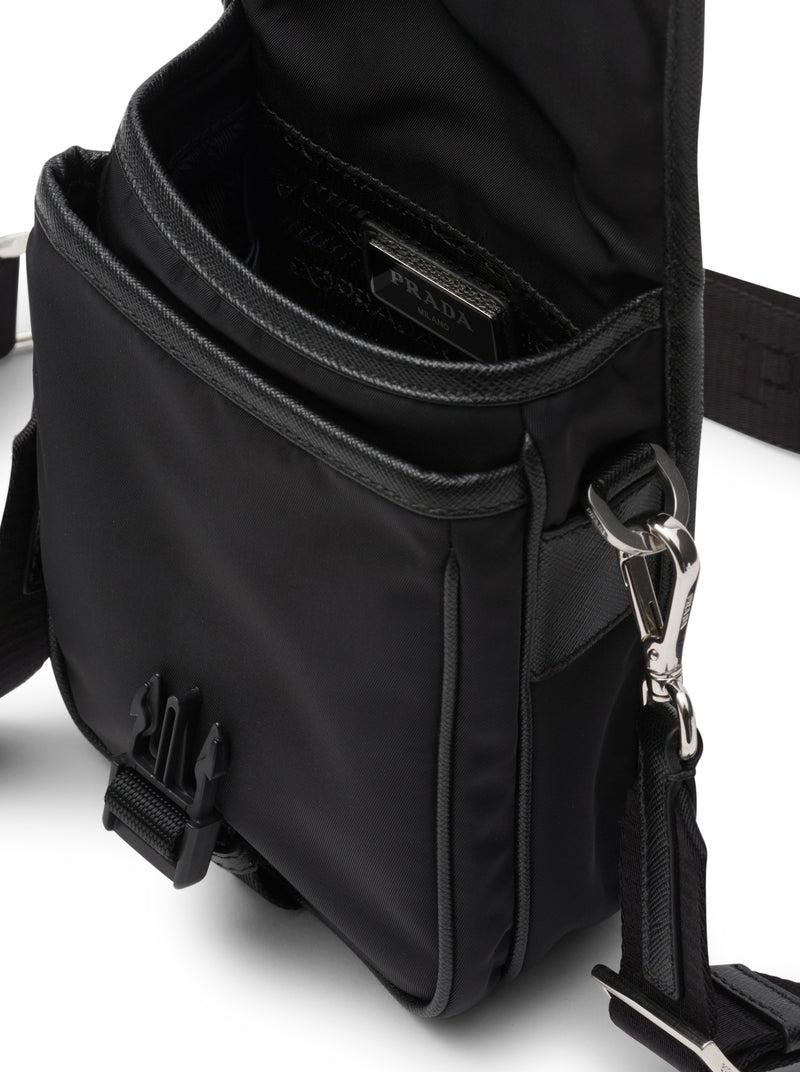 Suitnegozi Borsa a tracolla in Re-Nylon e Saffiano Shopping Online