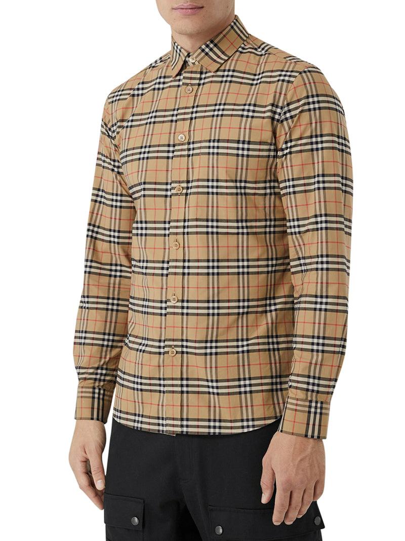 Suitnegozi camicia con motivo vintage check in miniatura Comprare a buon mercato
