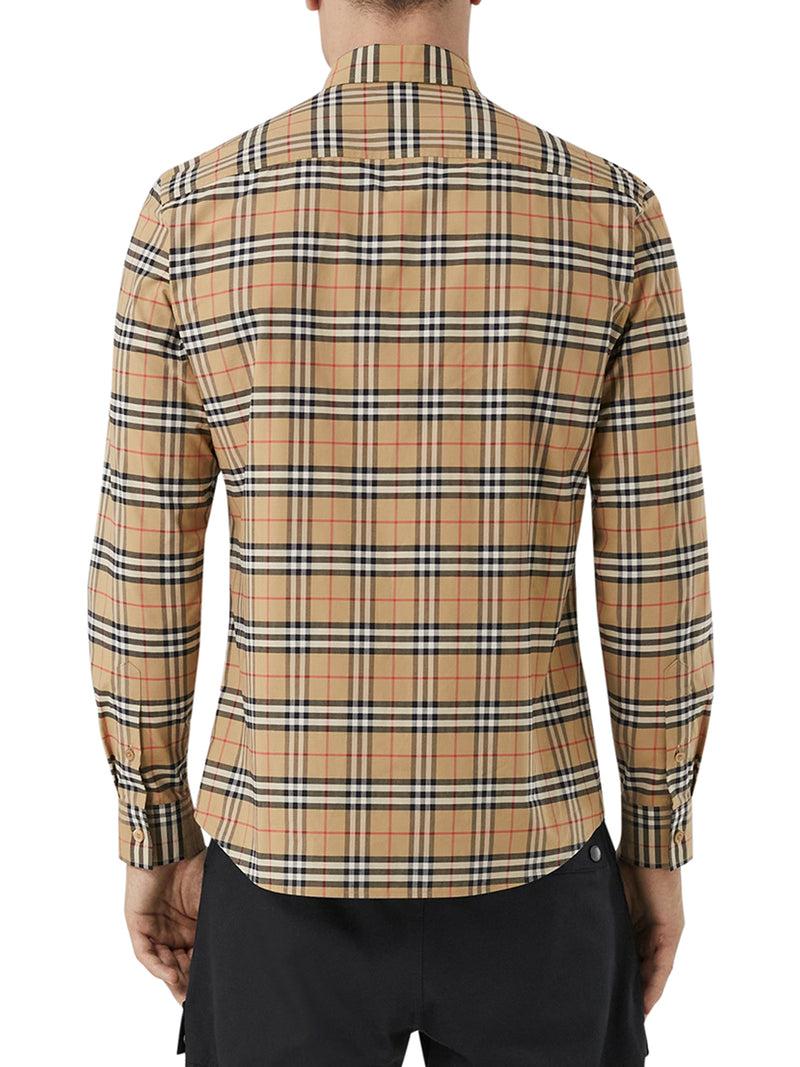 Suitnegozi camicia con motivo vintage check in miniatura Comprare a buon mercato