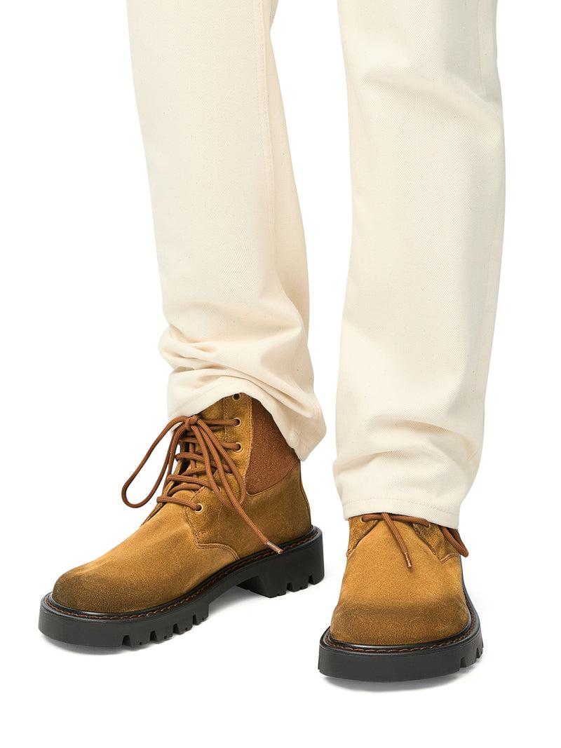 Suitnegozi Stivaletti militari Sierra in pelle scamosciata Promozione