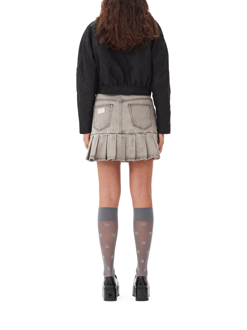 Suitnegozi MINIGONNA PLISSETTATA IN DENIM Black Friday