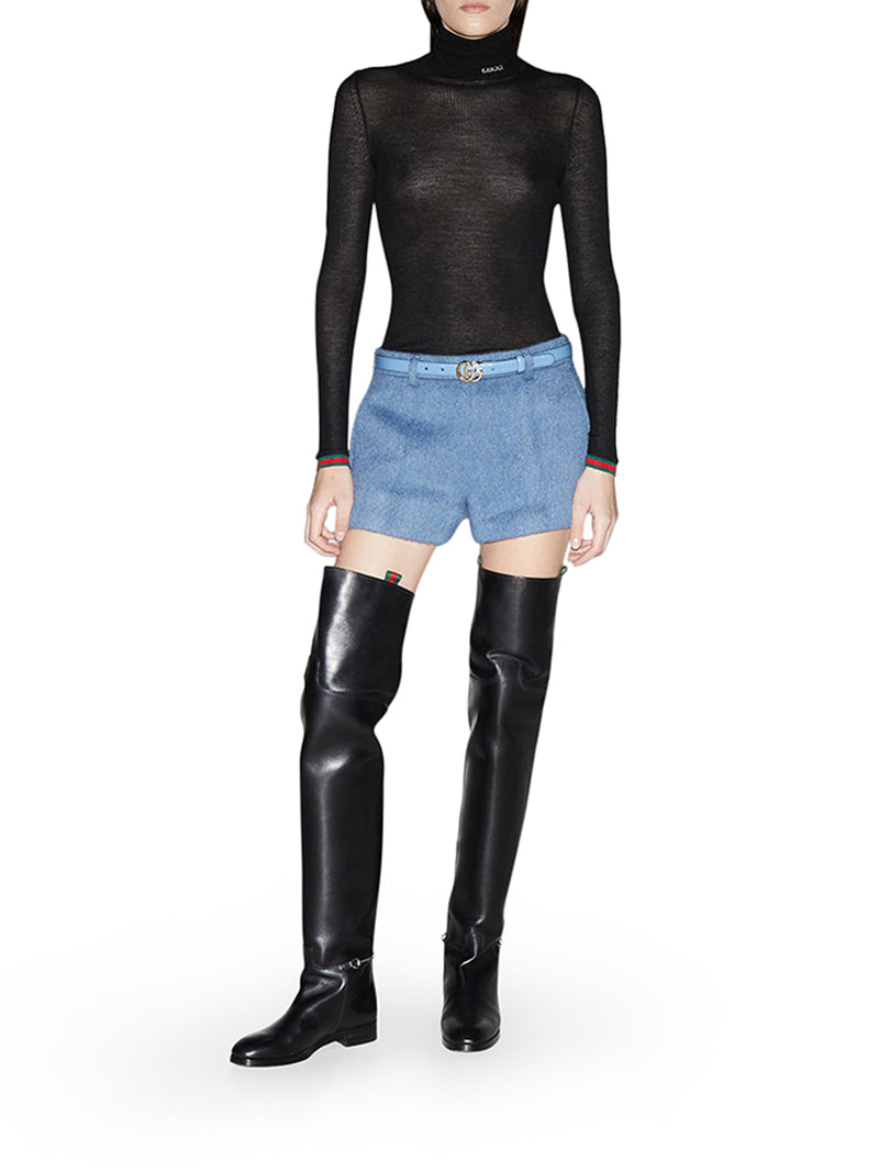 Suitnegozi MAGLIA A COLLO ALTO IN MISTO CASHMERE E SETA Cyber Monday