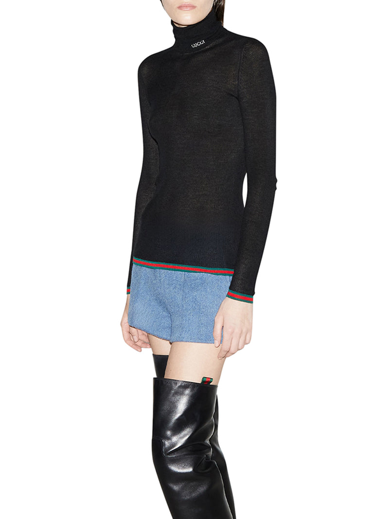 Suitnegozi MAGLIA A COLLO ALTO IN MISTO CASHMERE E SETA Cyber Monday