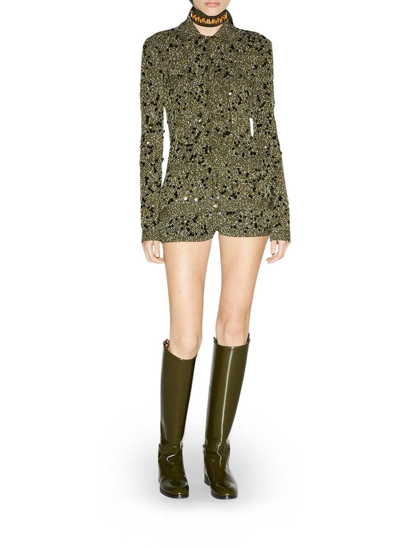 Suitnegozi CARDIGAN POLO IN MISTO VISCOSA E TWEED Offerta per la Festa della Mamma