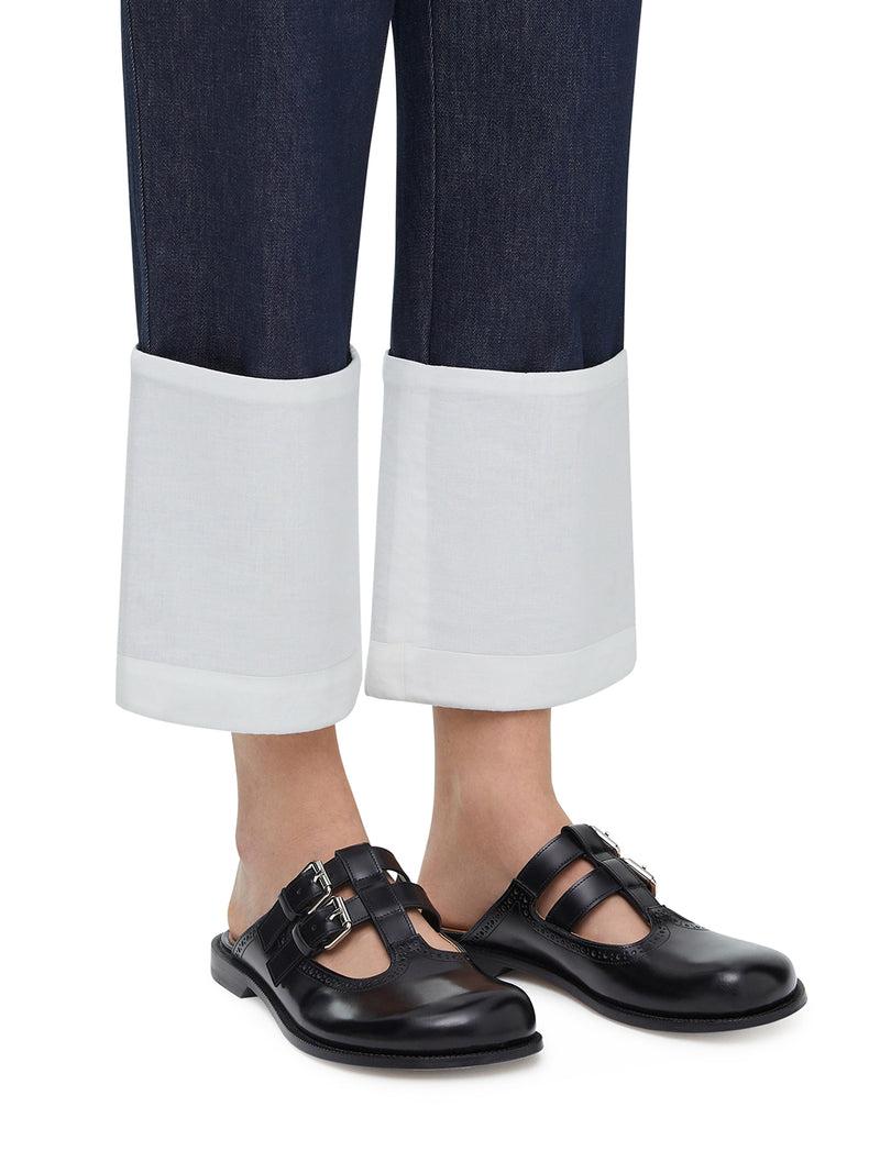 Suitnegozi Sabot Mary Jane Campo in pelle di vitello Fino al 65% di sconto